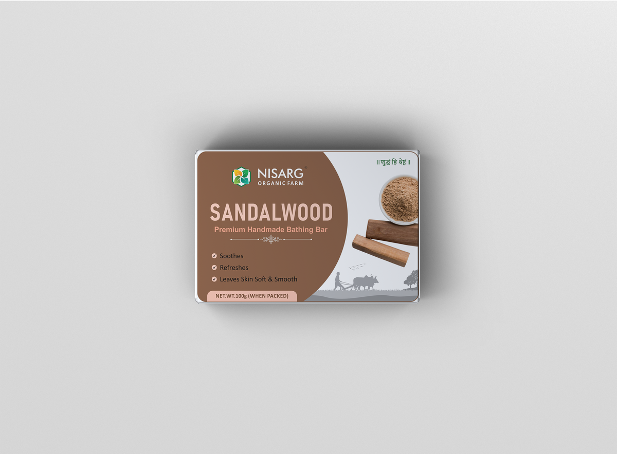 Nisarg Sandalwood Natural Handmade Bathing Soap