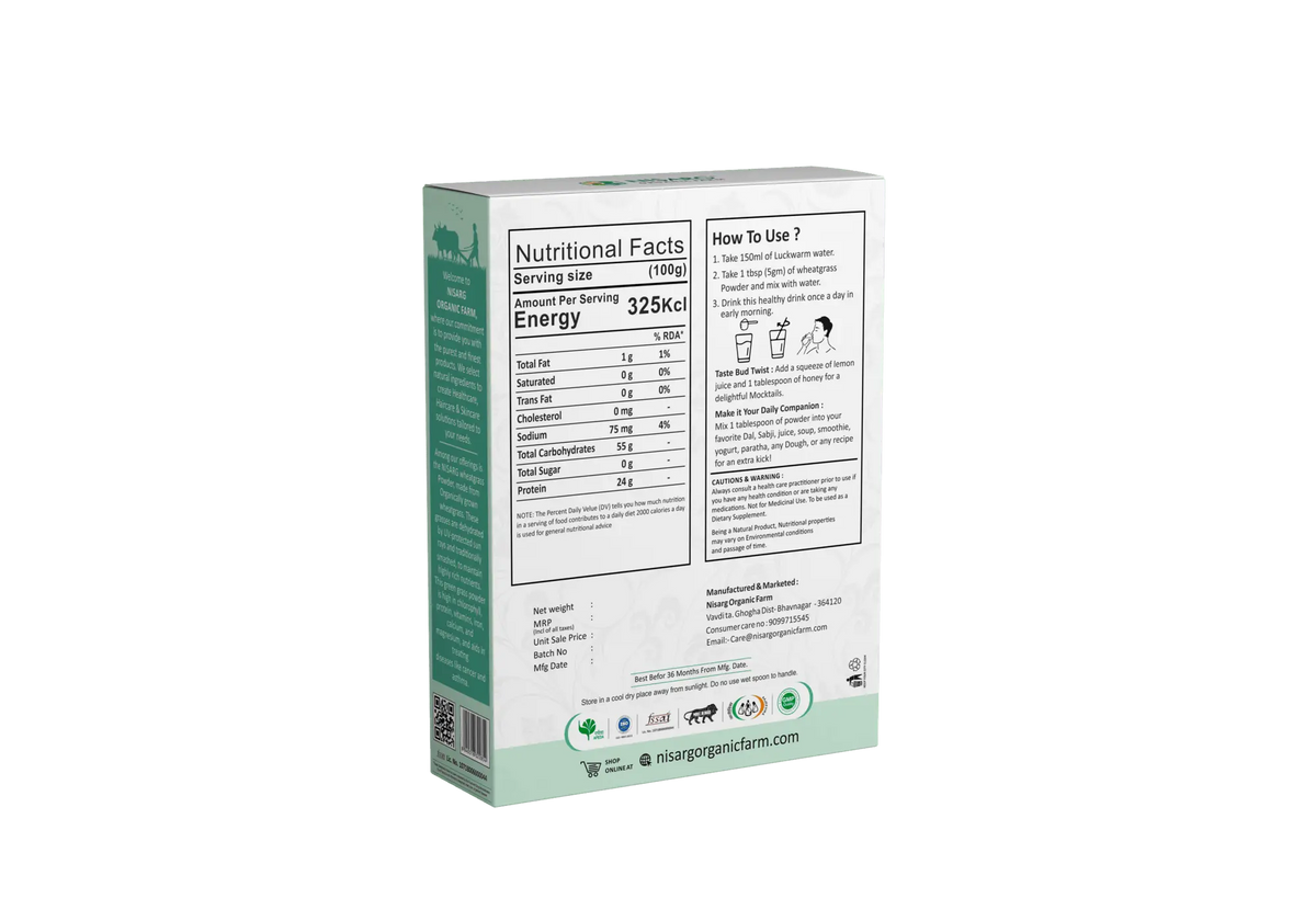 Organic Wheat Grass Powder