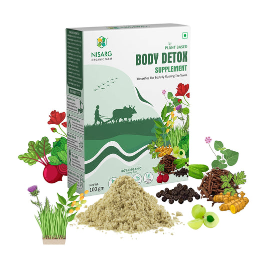 Body Detox Blood Purifier with Neem, Giloy and Manjistha - Nisarg Organic Farm