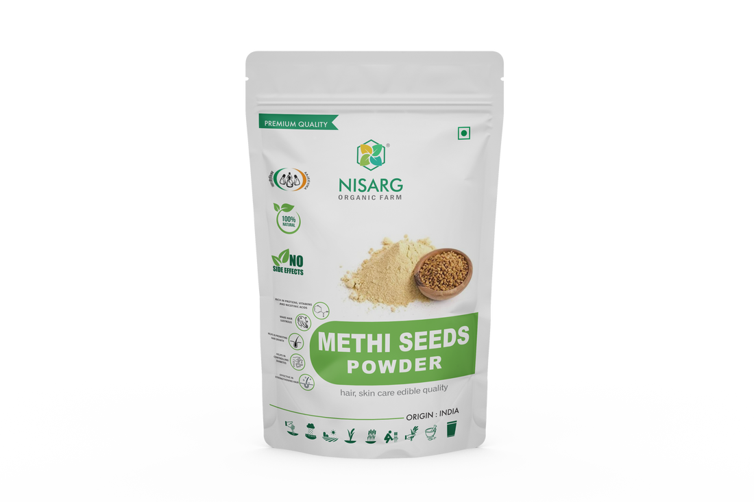 Organic Fenugreek Methi Powder - Nisarg Organic Farm