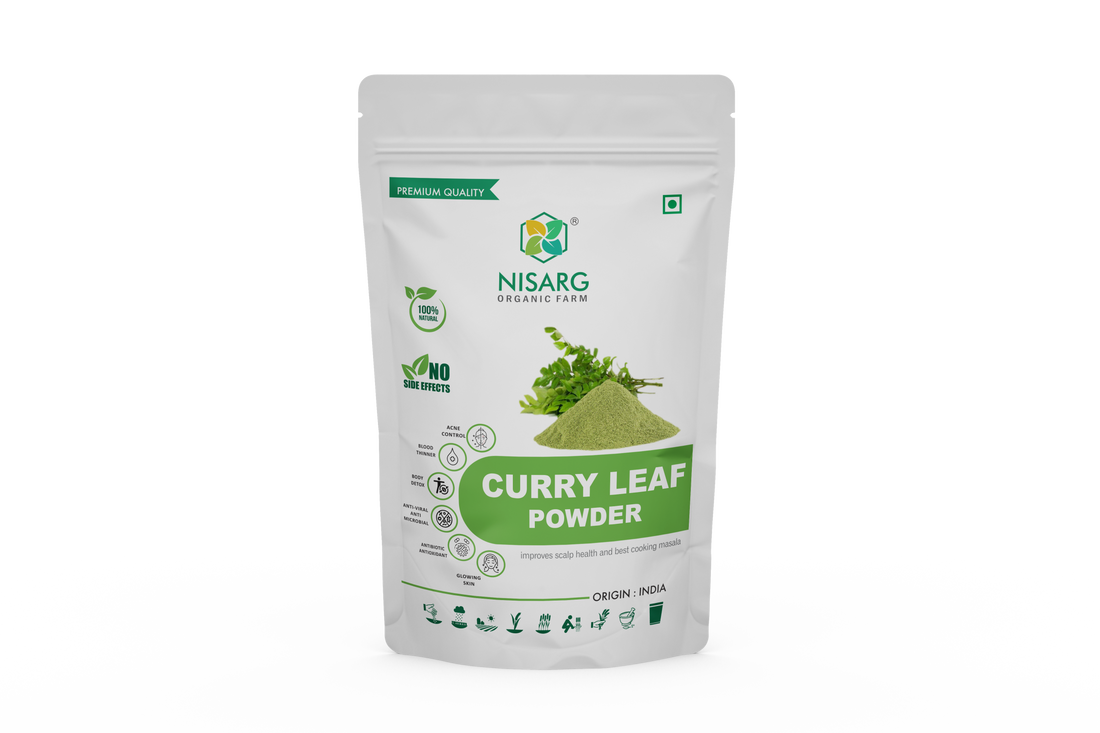 Organic Curry Leaf Powder - Nisarg Organic Farm