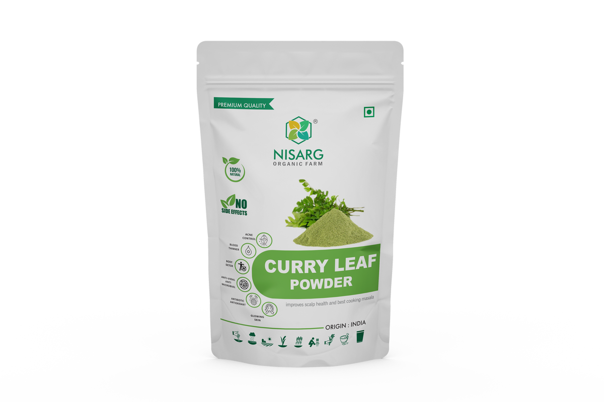 Organic Curry Leaf Powder - Nisarg Organic Farm