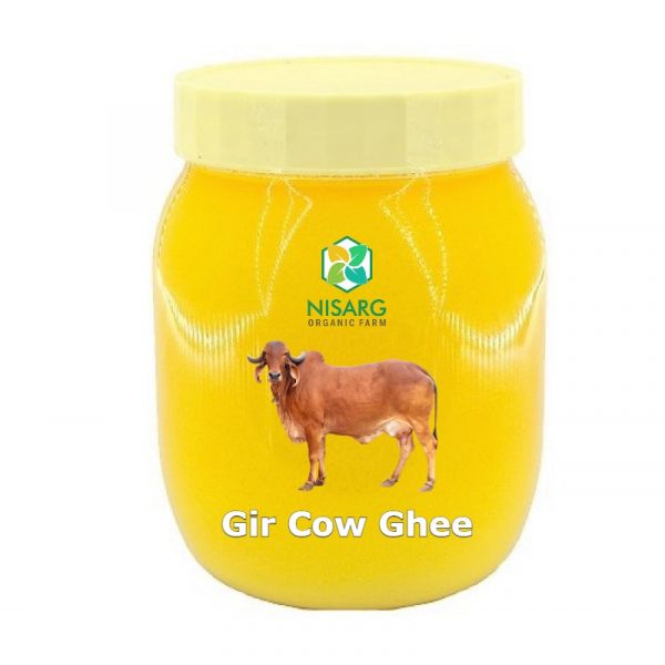Organic Gir Cow A2 Desi Ghee - Nisarg Organic Farm