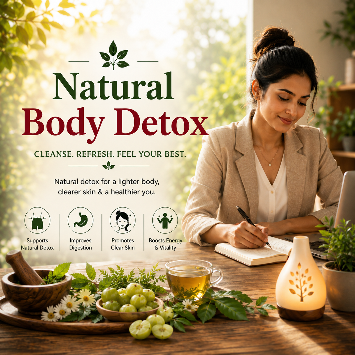 Natural Body Detox collection – Ayurvedic cleansing herbs | Nisarg Organic Farm