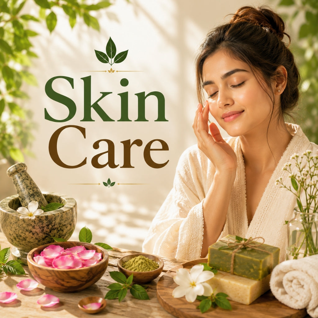 Organic Skin Care collection – herbal face packs, clays and ubtan | Nisarg Organic Farm