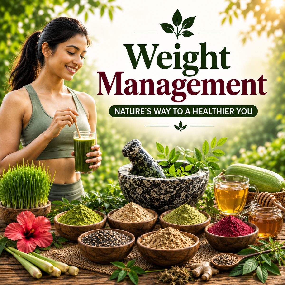 Weight Management collection – natural herbs and seeds | Nisarg Organic Farm