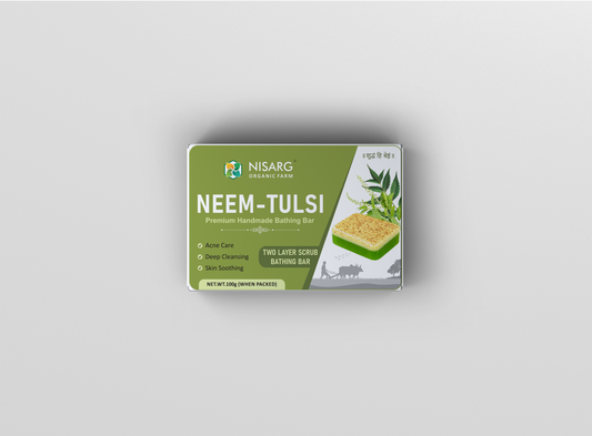 Nisarg Neem-Tulsi Natural Handmade Bathing Soap