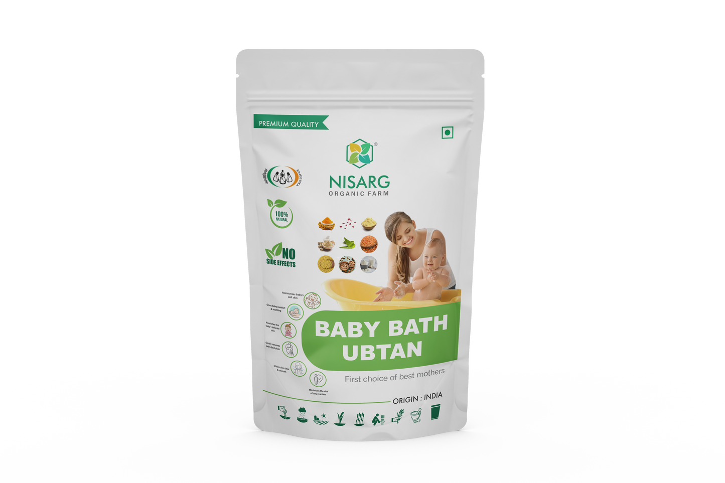 Organic Baby Bath Ubtan