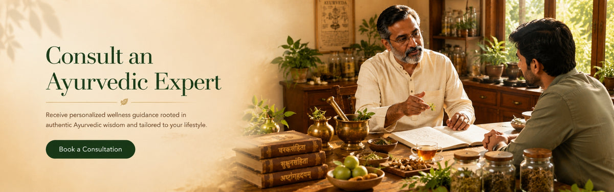 Consult an Ayurvedic expert at Nisarg Organic Farm. Book a consultation