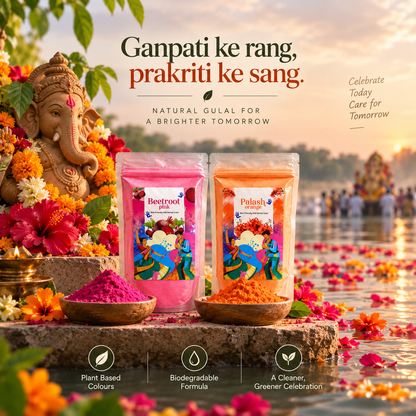 Natural Gulal For Ganpati Festival