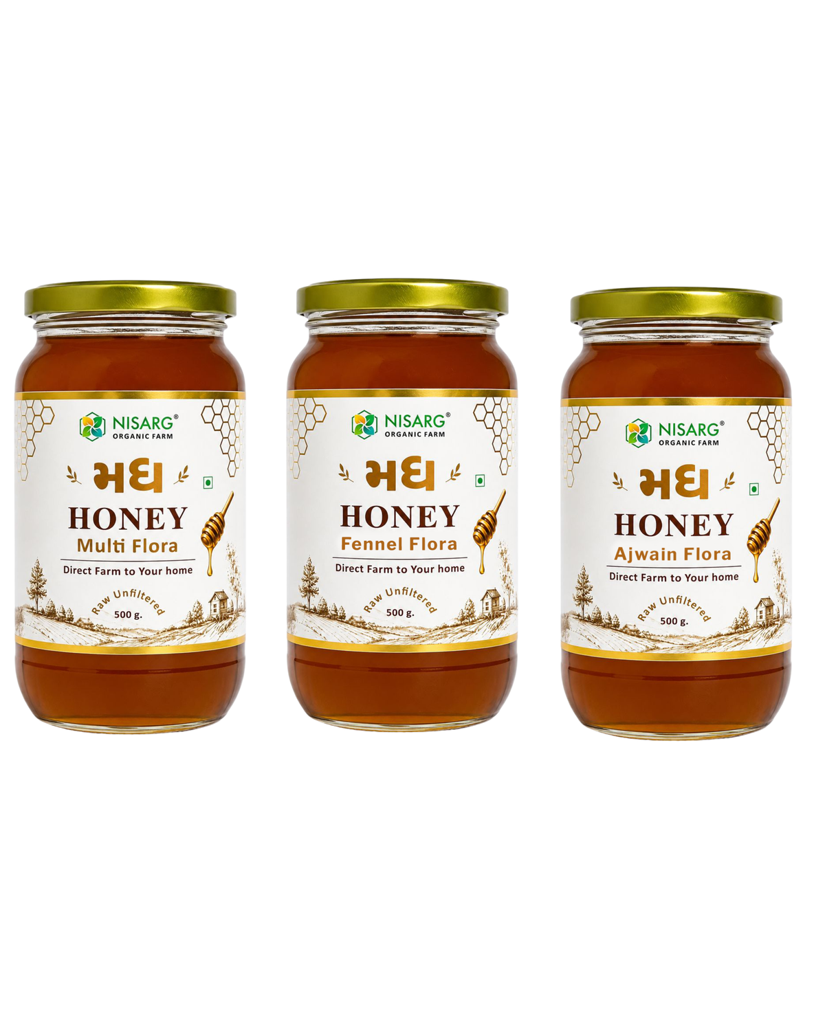 Organic Honey Combo