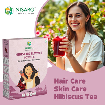 Organic Hibiscus Powder | Hibiscus Flower Powder