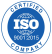 ISO 9001:2015 certified company logo