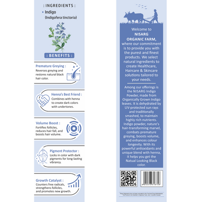 Natural Indigo Powder | Organic Indigo Leaf Powder