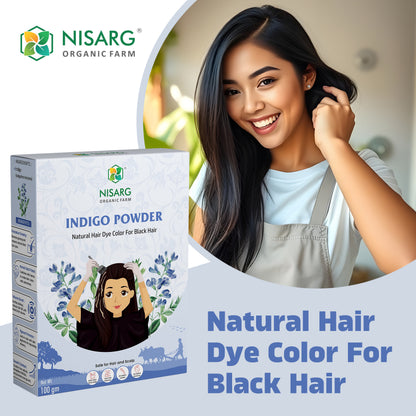 Natural Indigo Powder | Organic Indigo Leaf Powder