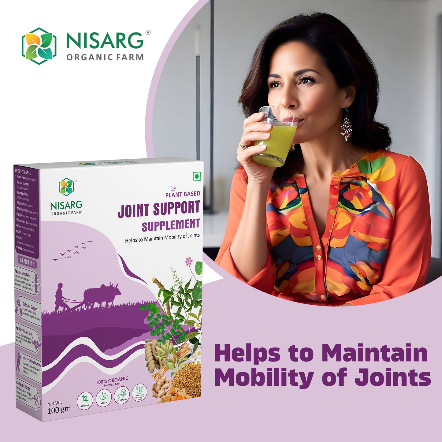 Organic Joint Support Supplements | Supplements for Arthritis
