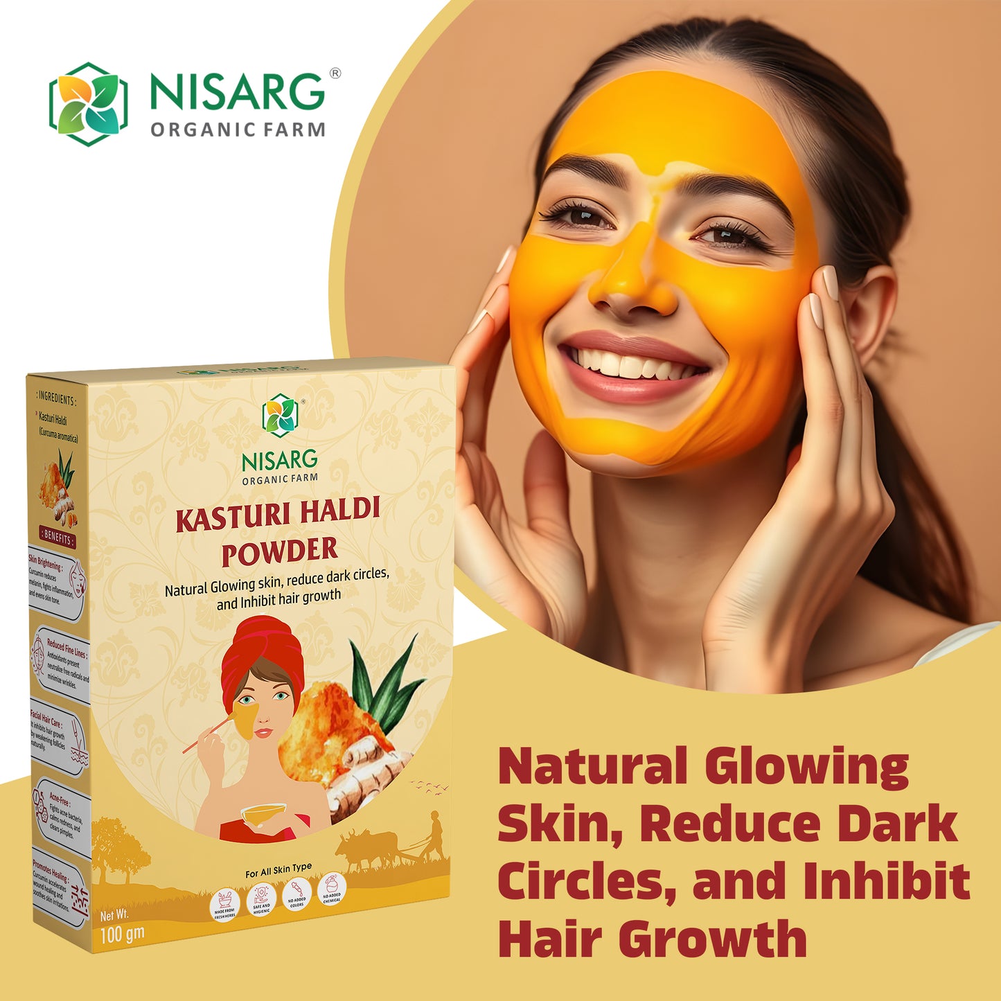 Kasturi Haldi Powder | Organic Turmeric Powder