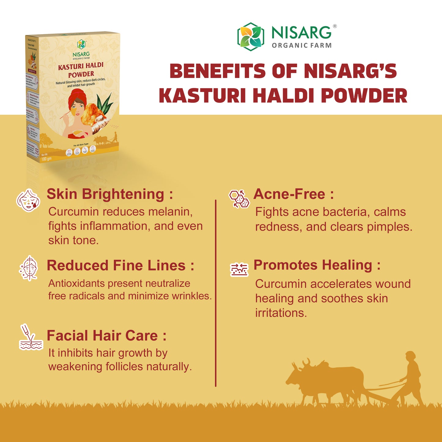 Kasturi Haldi Powder | Organic Turmeric Powder