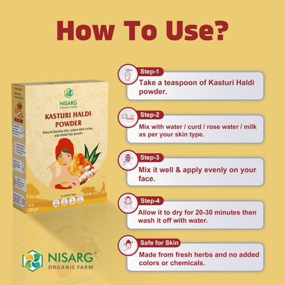 Kasturi Haldi Powder | Organic Turmeric Powder