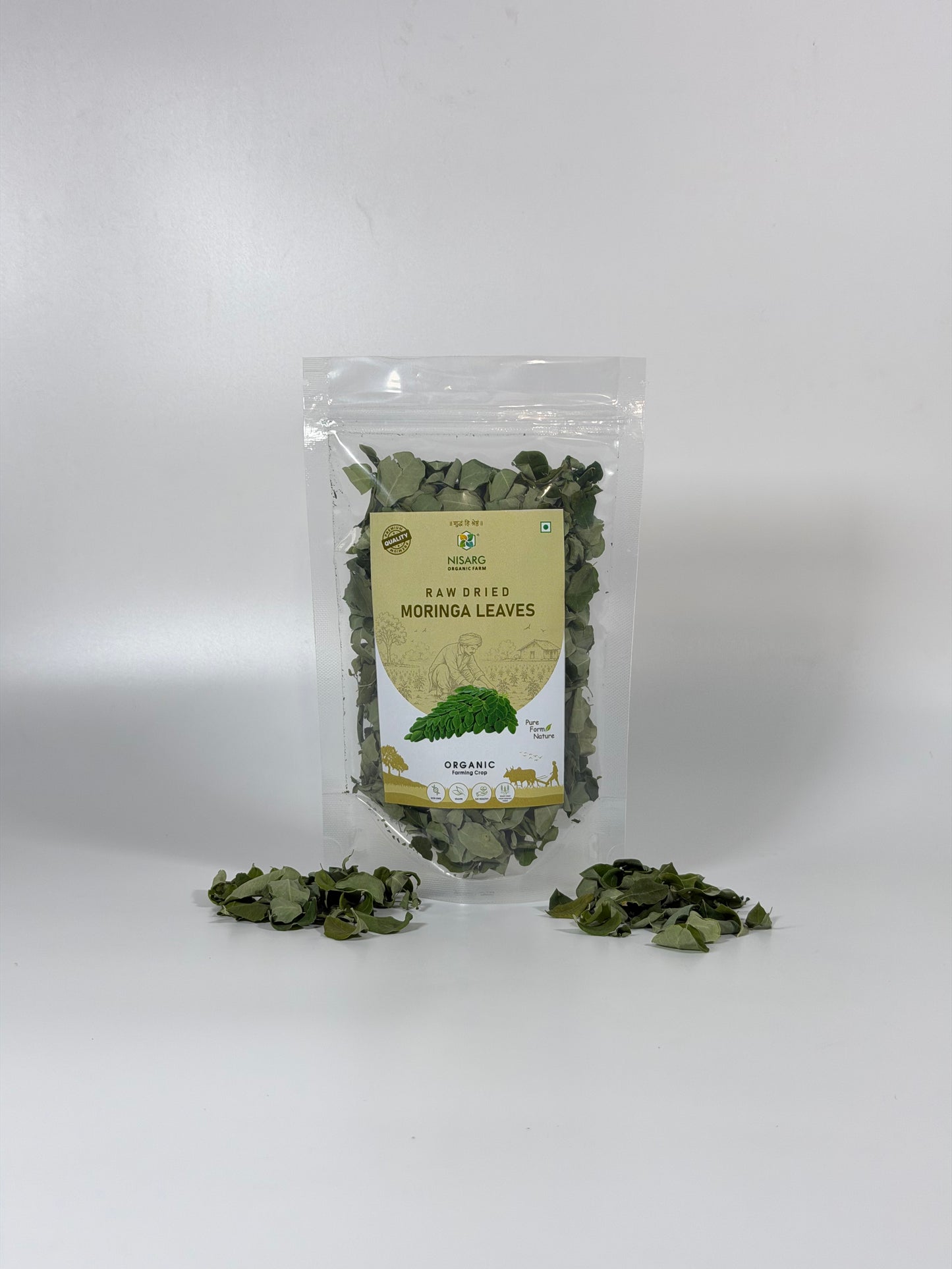 Raw Sun Dired Moringa Leaves