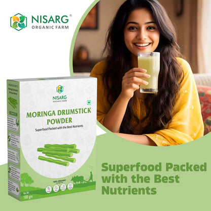 Organic Moringa Drumstick Powder | 100% Natural