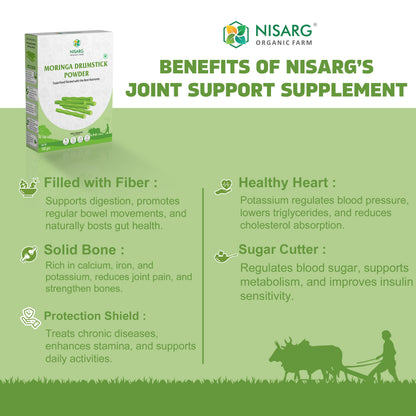 Organic Moringa Drumstick Powder | 100% Natural
