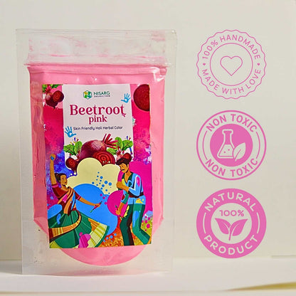 Natural Pink Holi Colors | Organic Pink Holi Colors