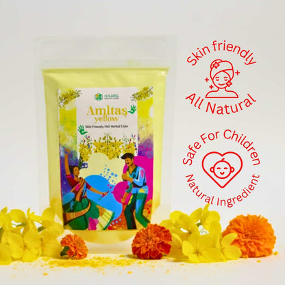 Natural Yellow Holi Colors | Organic Holi Color