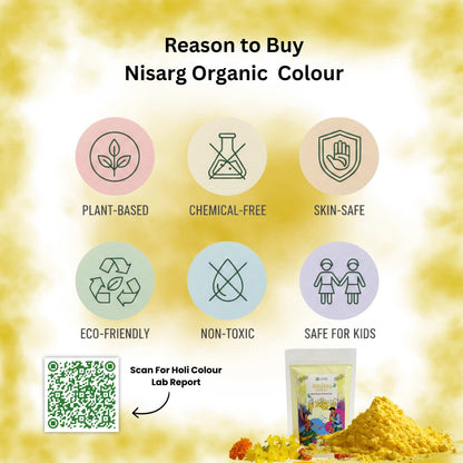 Natural Yellow Holi Colors | Organic Holi Color