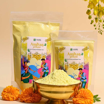 Natural Yellow Holi Colors | Organic Holi Color
