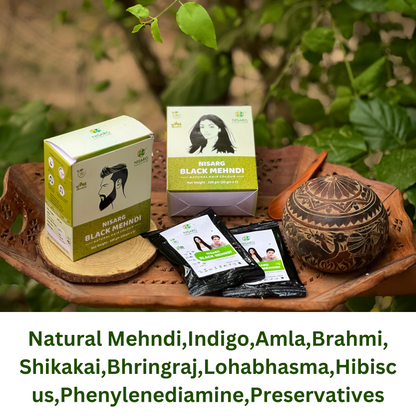 Nisarg Black Mehndi | Natural Black Mehndi