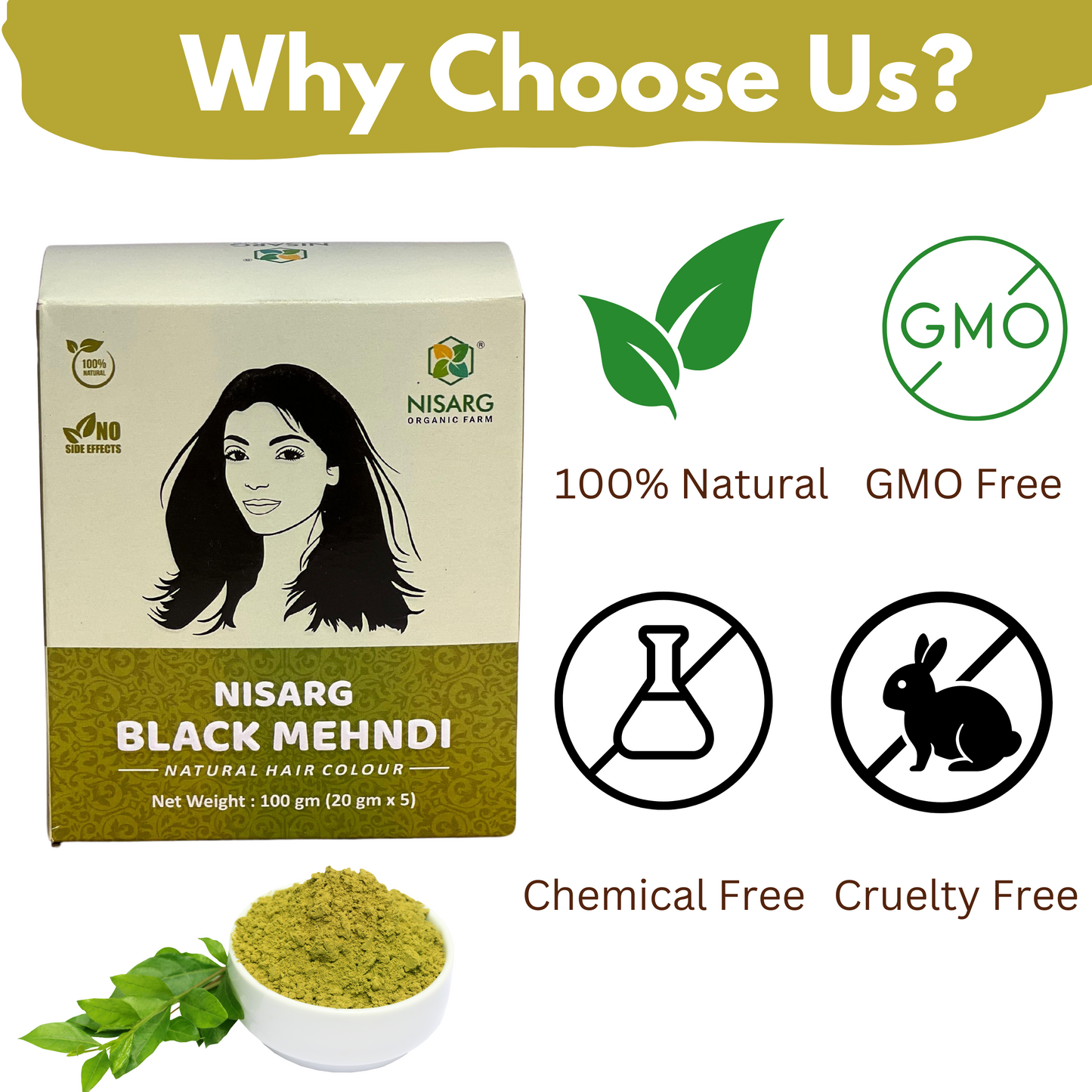 Nisarg Black Mehndi | Natural Black Mehndi
