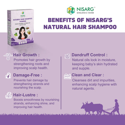 Natural Hair Shampoo Powder | Herbal Hair Wash Powder