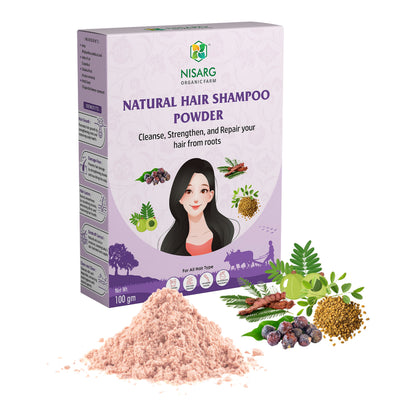 Natural Hair Shampoo Powder | Herbal Hair Wash Powder