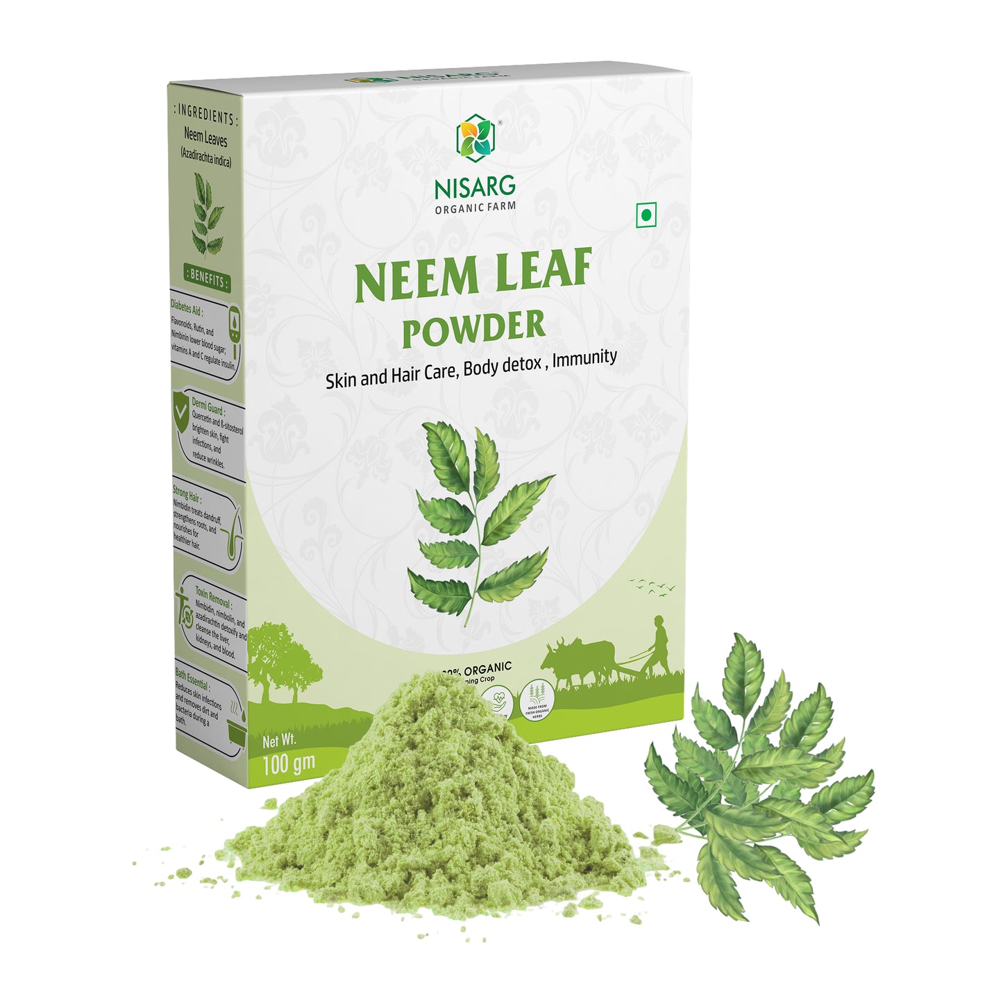 Organic Neem Leaf Powder | Neem Powder For Skin
