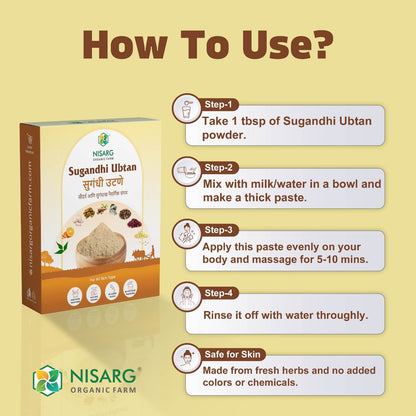 Organic Sugandhi Ubtan Powder