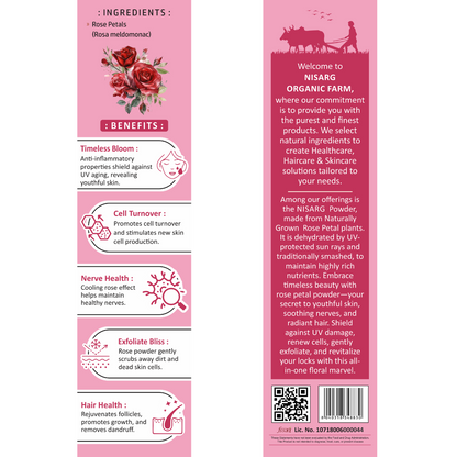 Red Rose Petals Powder