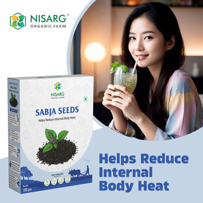 Organic Sabja seeds/Basil seeds