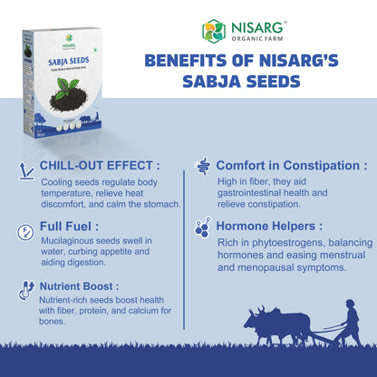 Organic Sabja seeds/Basil seeds