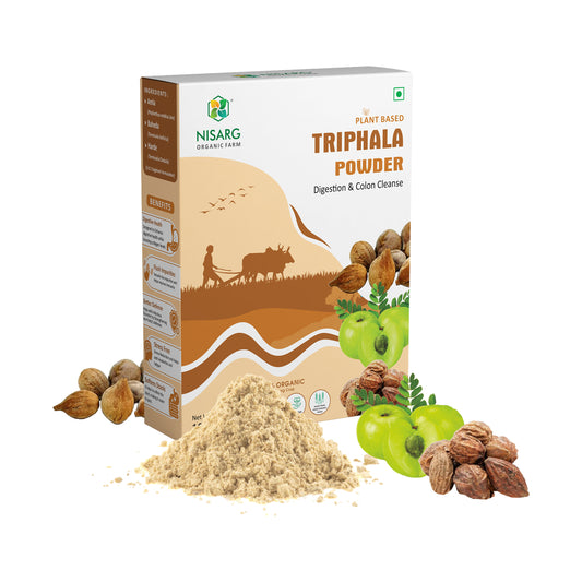 Organic Triphala Powder – For Digestion | Glowing Skin | Weight Loss