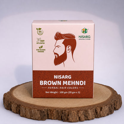 Nisarg Brown Mehndi | Natural Black Mehndi