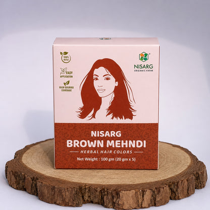 Nisarg Brown Mehndi | Natural Black Mehndi