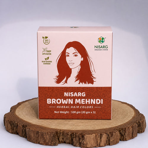 Nisarg Brown Mehndi | Natural Black Mehndi