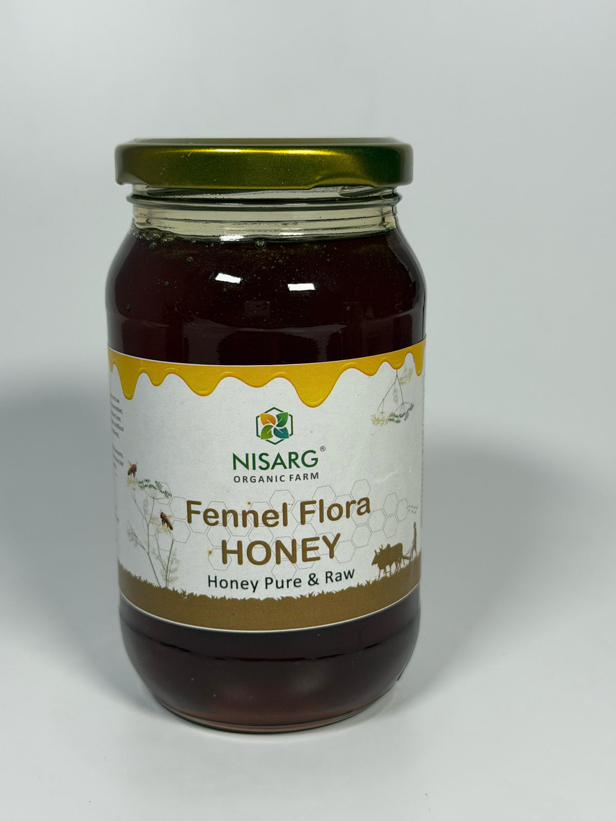 Fennel Raw Honey | Organic Farm Based Honey