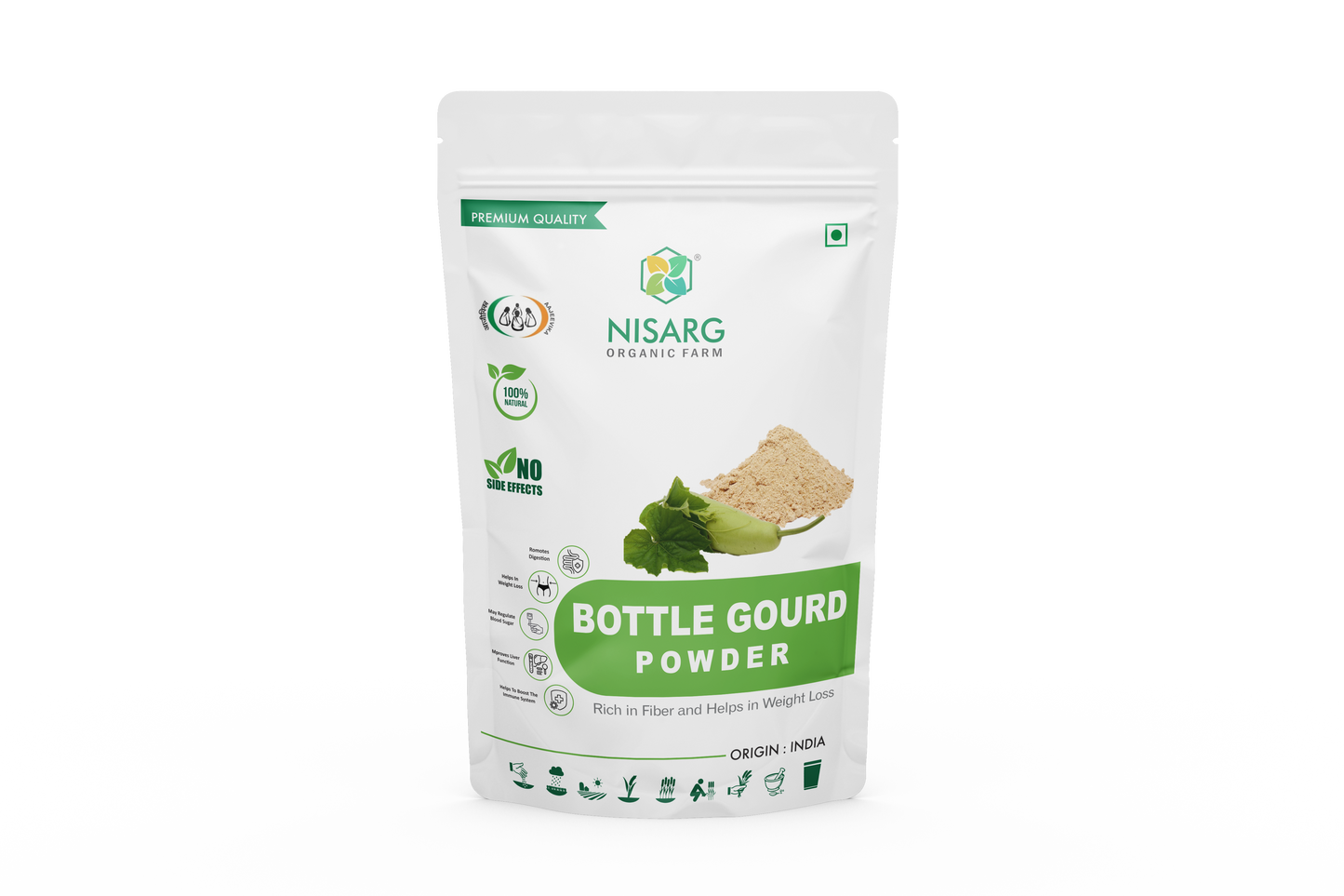 Organic Bottle Gourd Powder | For Healthy Hair