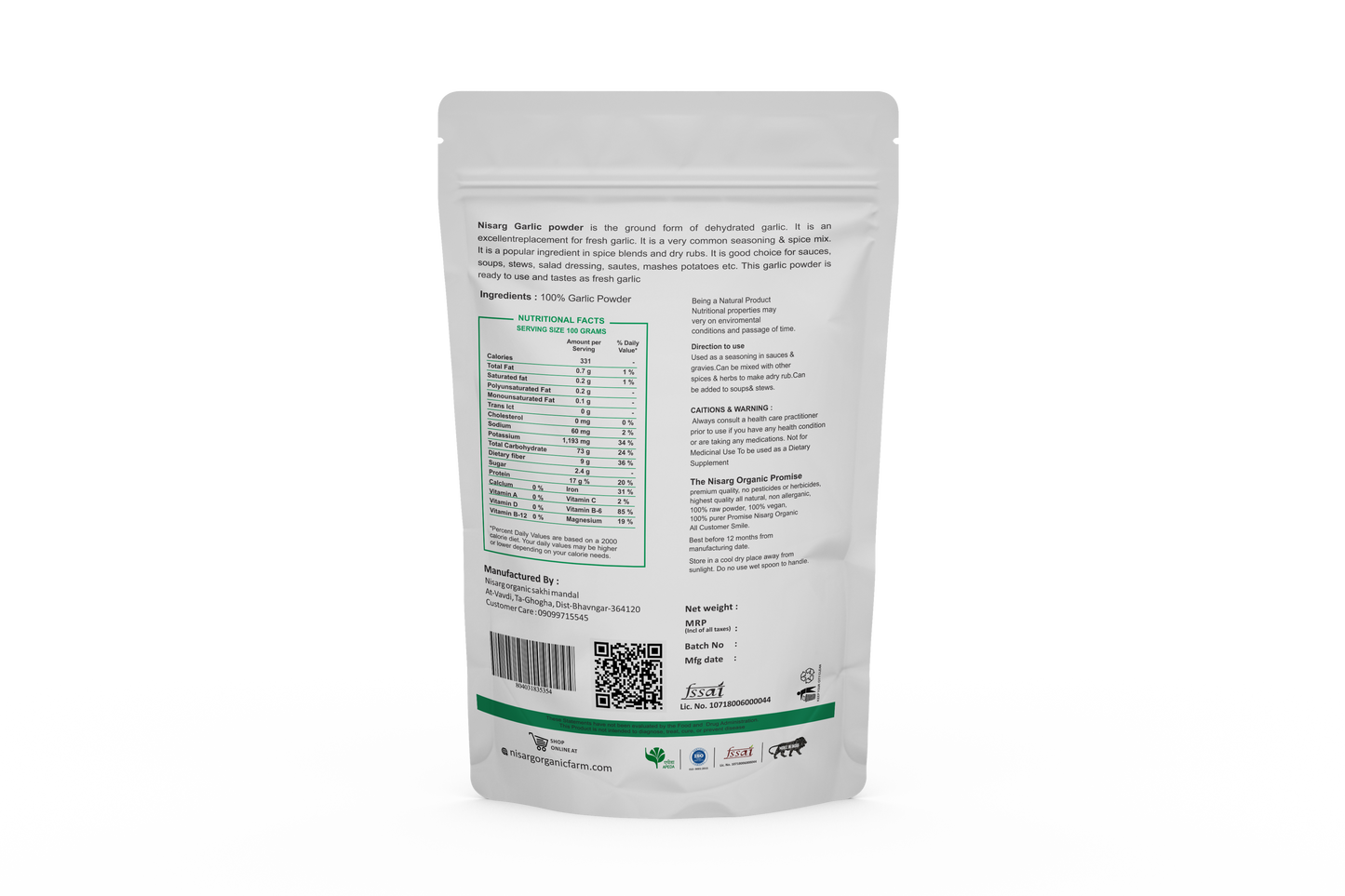 Organic Garlic Powder