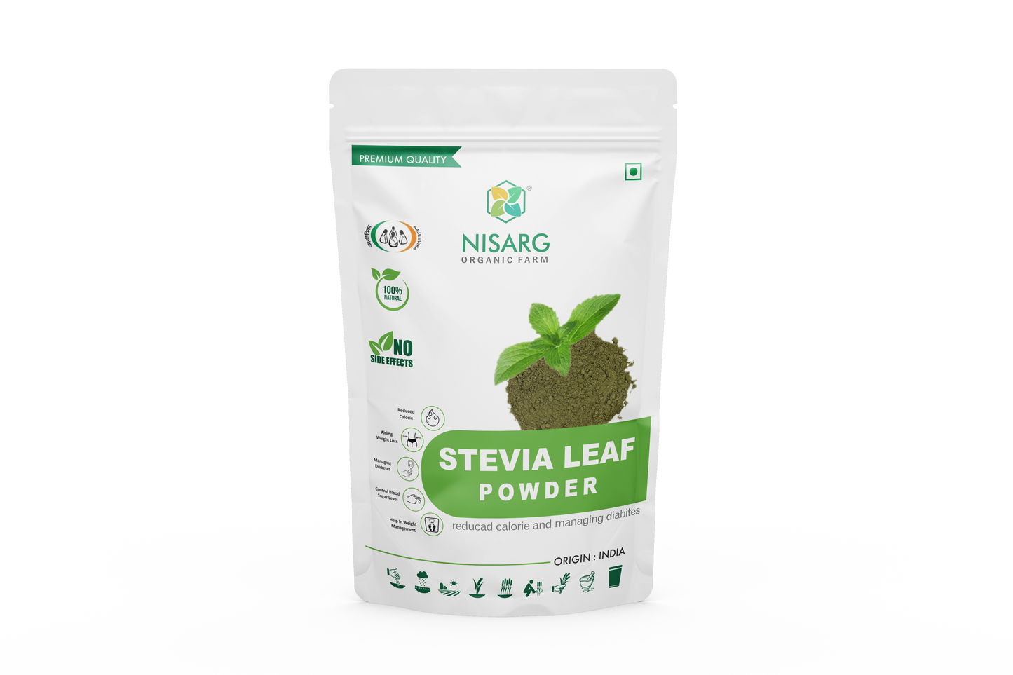 Organic Stevia Leaf Powder | Dried Stevia Leaves Powder